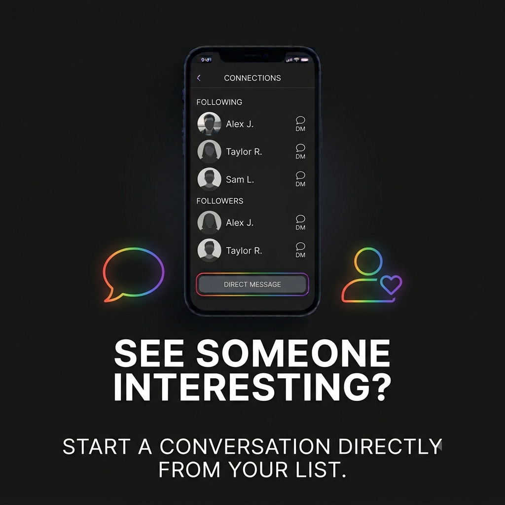 Connections and direct messages
