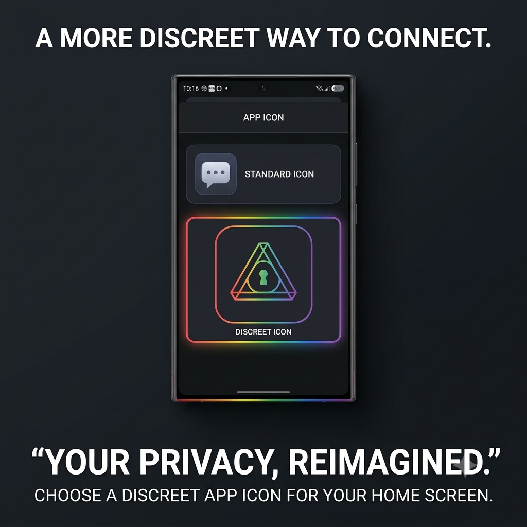 Discreet app icon