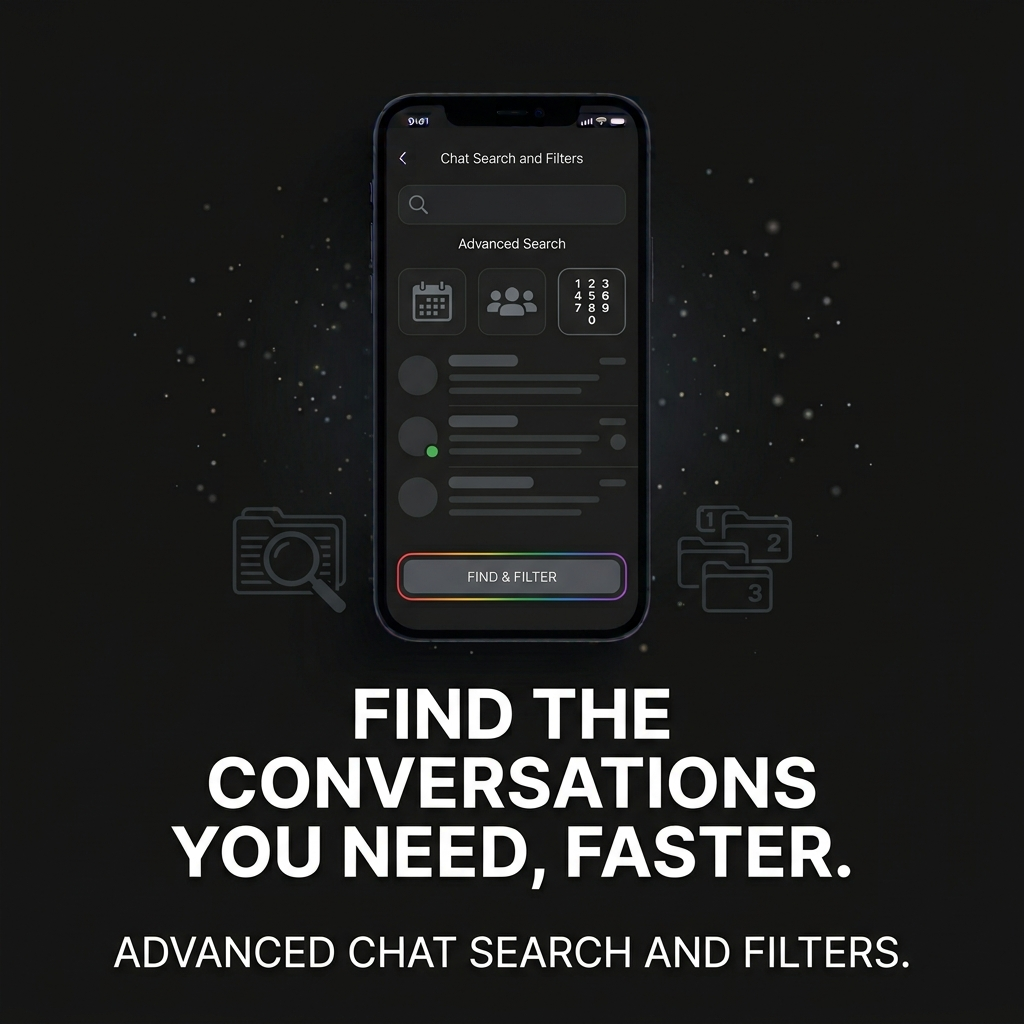 Chat search and filters