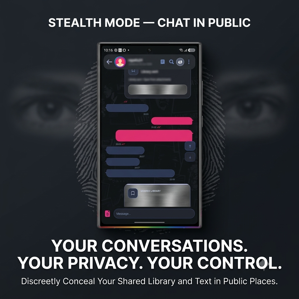 Stealth mode for private chats